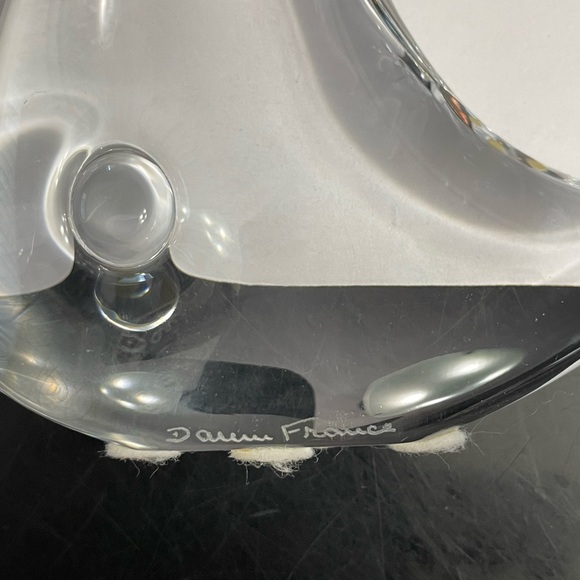 DAUM France Clear fish  Paperweight - Picture 5 of 5